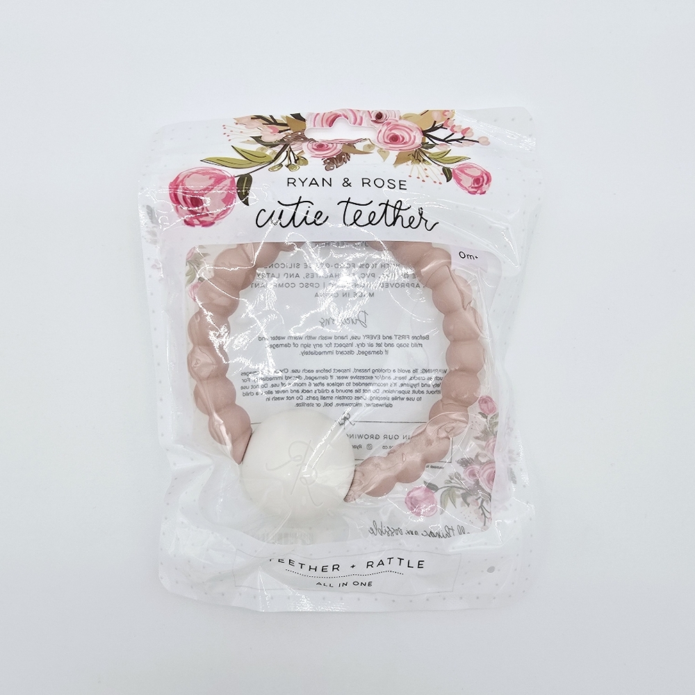 Ryan & Rose Cutie Teether + Rattle - Picture 2 of 5